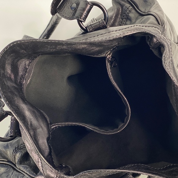 Authentic Valentino Metallic Catch Satchel - Picture 13 of 14